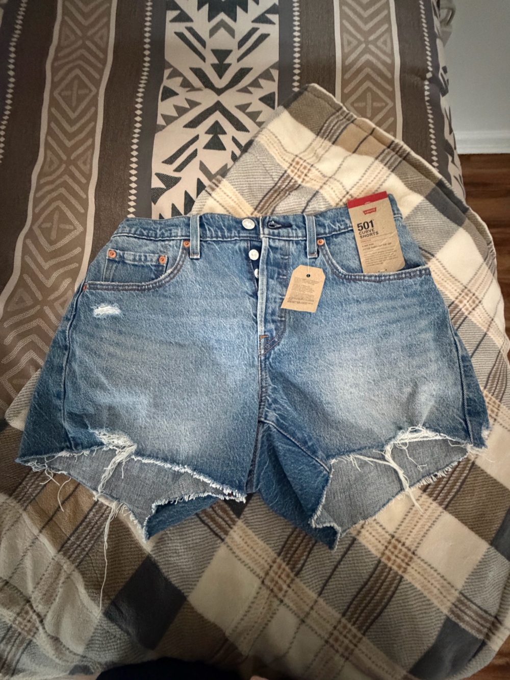 Levi's 501 High-Rise Curvy Shorts